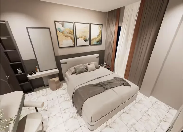 Interior design hero showing a refined living space.